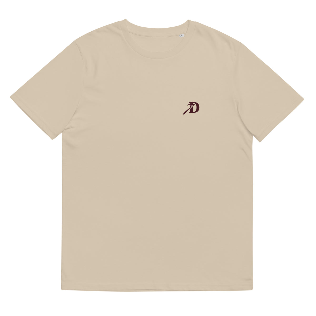 Unisex organic ribbed neck t-shirt